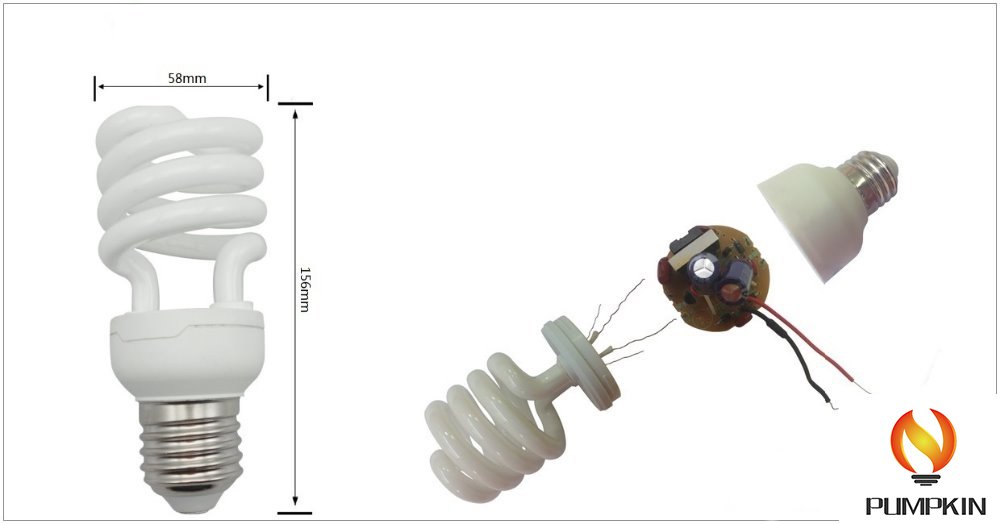 Half Spiral 30W E27 Good Quality Energy Saving Lamp